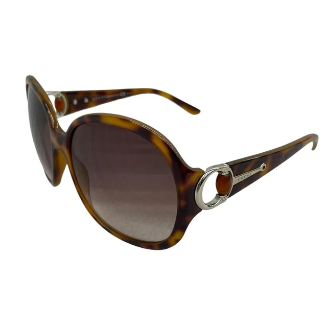 Gucci Sunglasses S Tortoiseshell Brown Silver Eyewear in Brown from The Reluxe