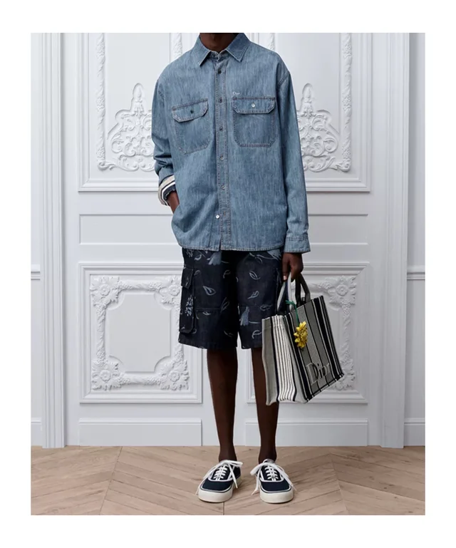 Dioriviera Dior Oblique Sun Stripes Overshirt, photo 4 of 6 from SENSER