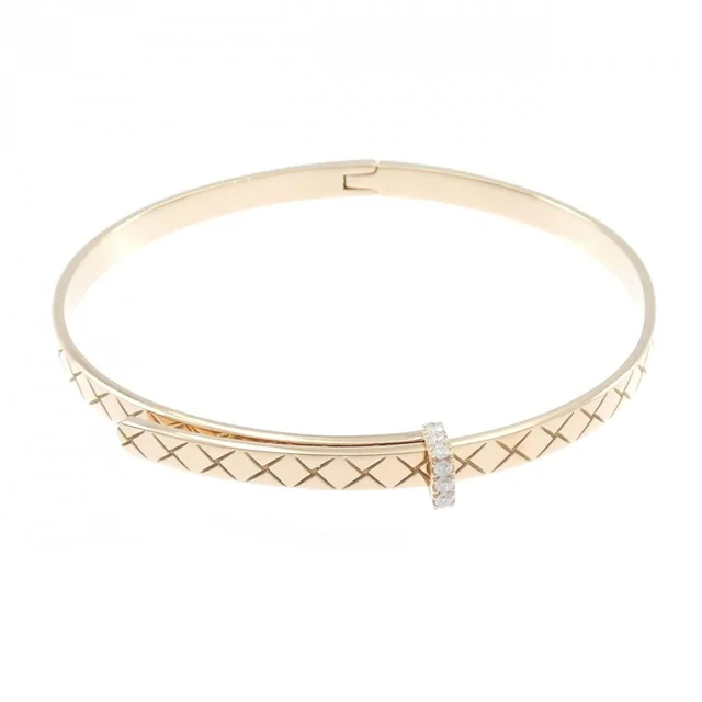Bottega Veneta Diamond Bangle in 750 pink gold from KOMEHYO