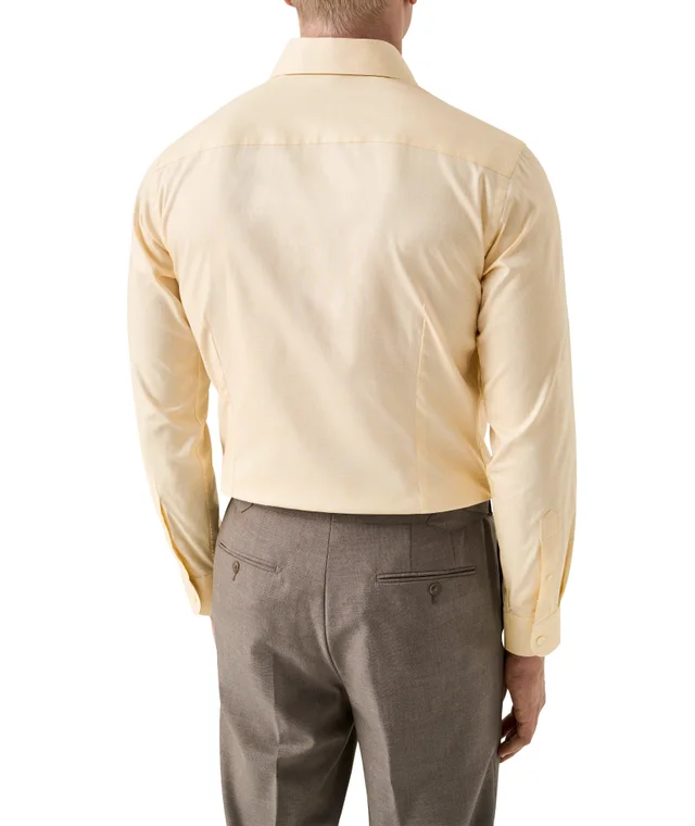 Eton Slim-Fit Signature Oxford Dress Shirt in Yellow, photo 3 of 5 from Harry Rosen
