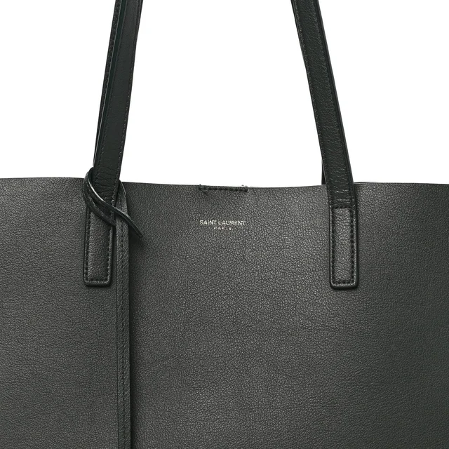 Saint Laurent Large Shopping Tote Dark Green in Green Calfskin from FASHIONPHILE, photo 9 of 11