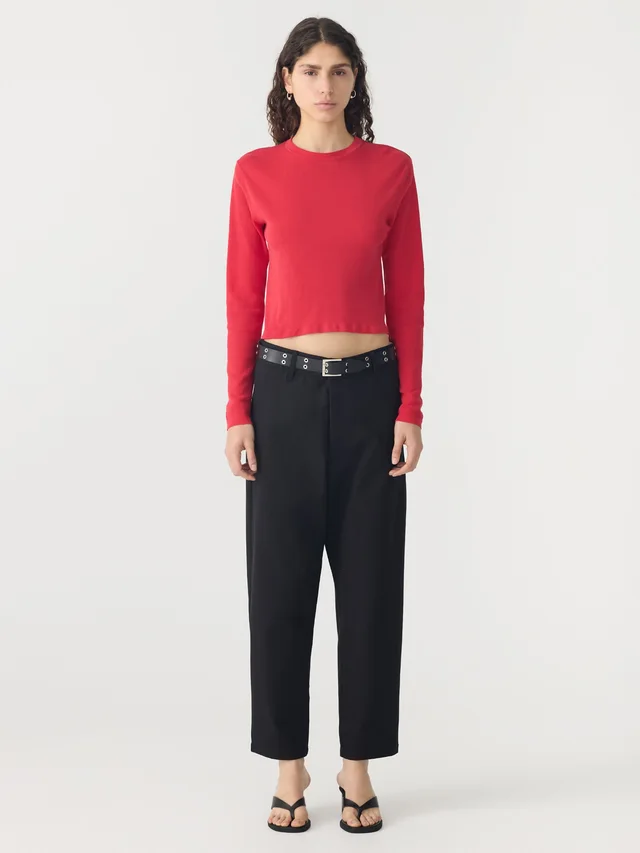 Bassike Knitted Baby Long Sleeve T-Shirt from bassike, photo 1 of 1