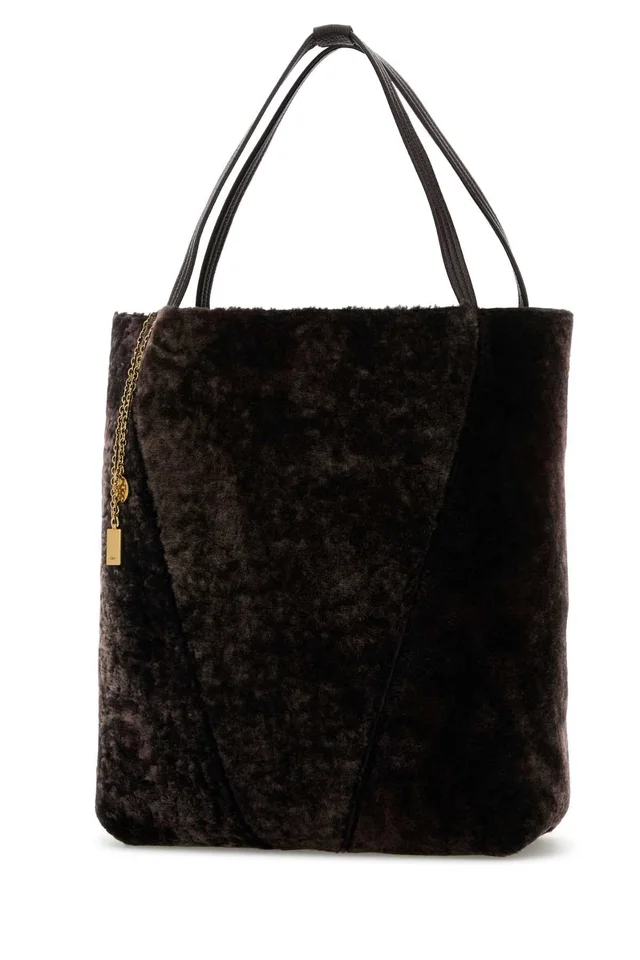 Chloé Spin Tote Bag — Brown in Brown Leather from HEWI, photo 2 of 2