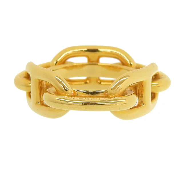 Hermès Rugate Chne Scarf Ring in Gold Gold-plated metal from LuxUness, photo 4 of 6
