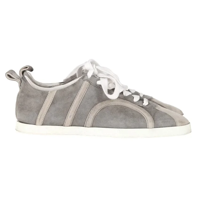 TOTEME Lace-Up Sneakers in gray Suede from Grailed