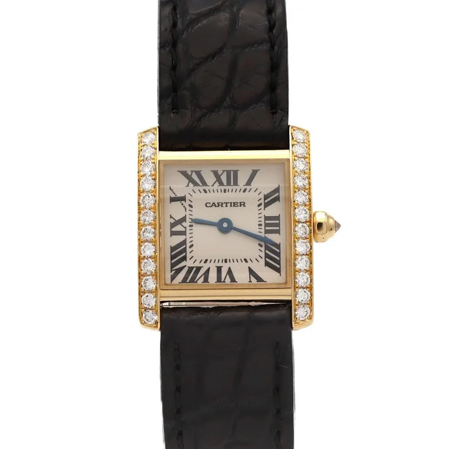 Cartier Tank Francaise SM YG D YG Quartz Watch from The Reluxe