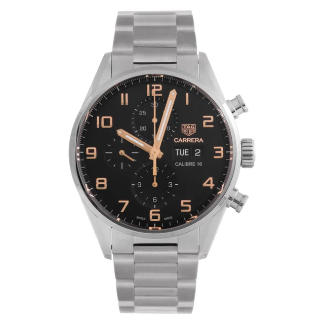 Unused Tag Heuer Carrera 43mm CV2A1AB.BA0738 in Stainless Steel from Gray And Sons