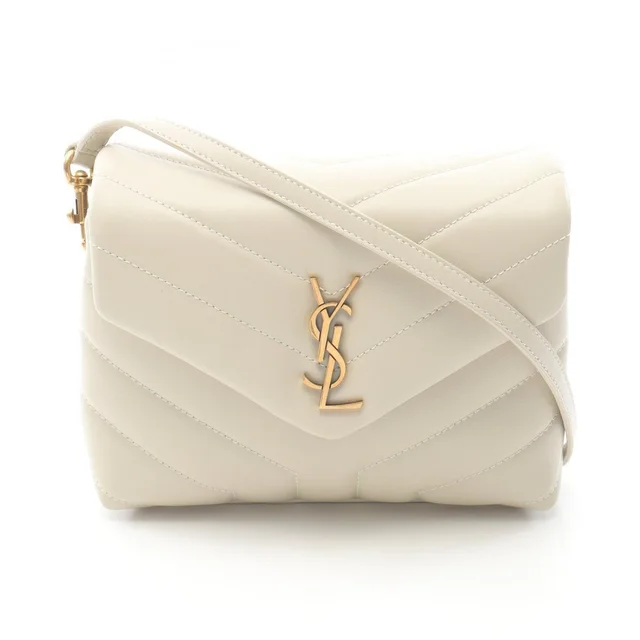 Saint Laurent Loulou Toy Shoulder Bag Leather Ivory White in white Leather from Poshmark