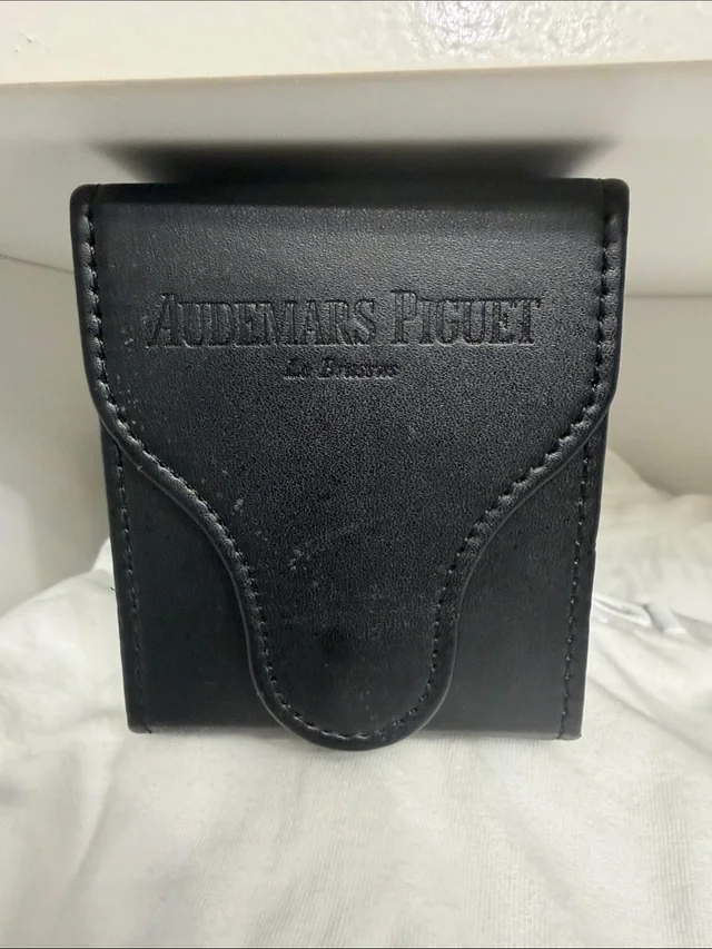 Audemars Piguet Leather Fold-Over Watch Case in black Leather from Poshmark