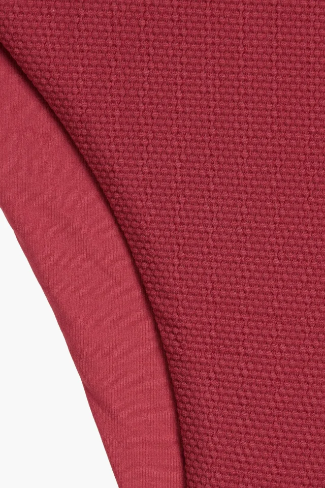 Eberjey Stretch-Piqué Bikini Briefs in Red, photo 4 of 4 from THE OUTNET