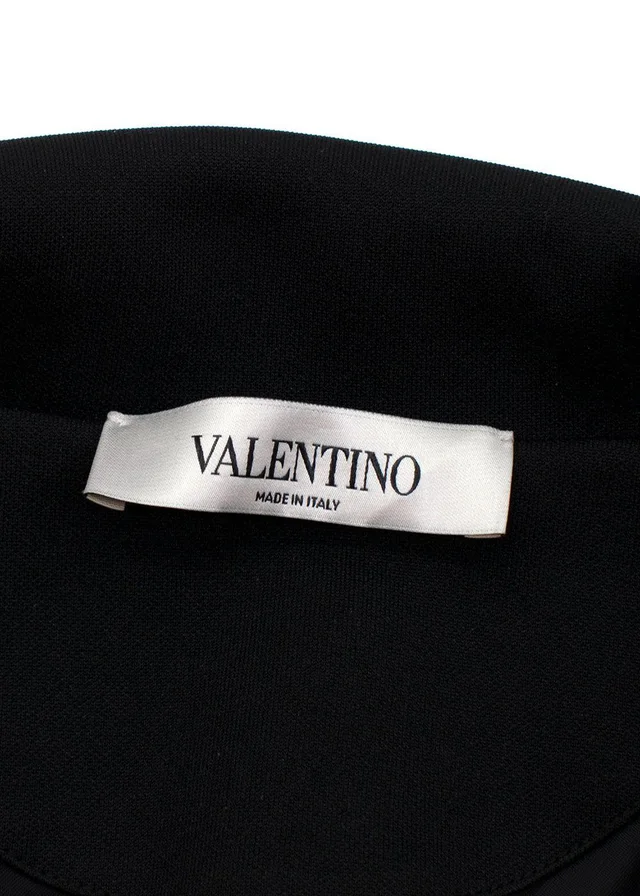 Valentino Garavani Black and Beige Zip Through Jacket in Black from HEWI, photo 2 of 2