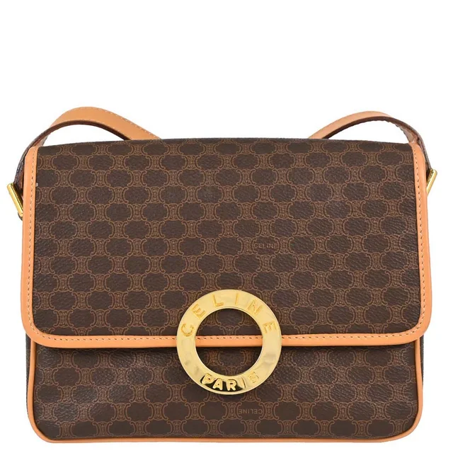 Celine Macadam Shoulder Bag in Leather from AMORE Vintage Tokyo