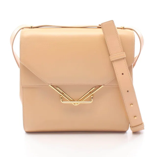 Bottega Veneta The Clip Leather Shoulder Bag in Leather from LuxUness