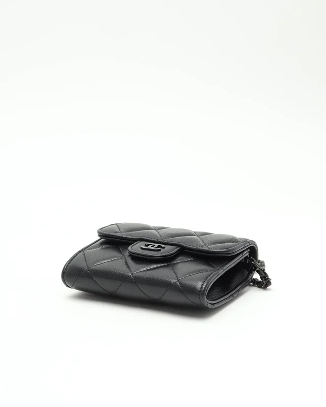 Chanel Mini CC Wallet On Chain Bag in Leather from A Retro Tale, photo 5 of 8