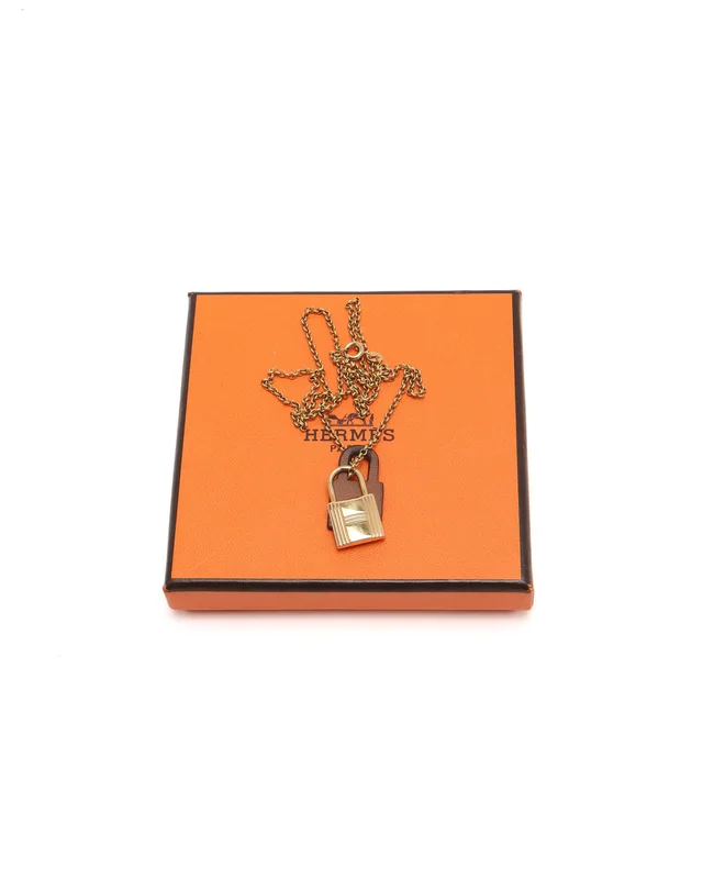 Hermès O'Kelly PM Necklace in Leather from A Retro Tale, photo 2 of 5