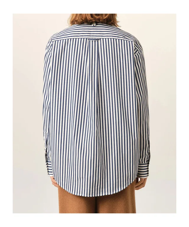 Ami Paris AMI Striped Long-Sleeve Shirt, photo 3 of 6 from SENSER