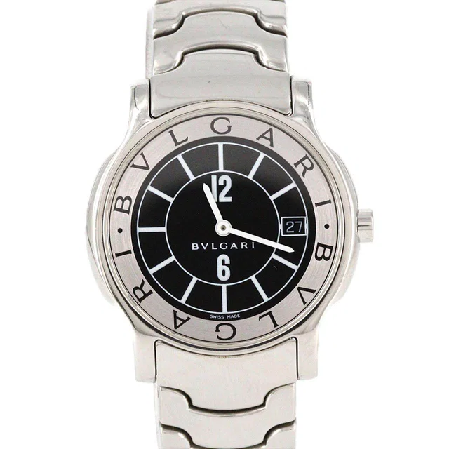 Bvlgari Solotempo Stainless Steel Quartz Watch from LuxUness
