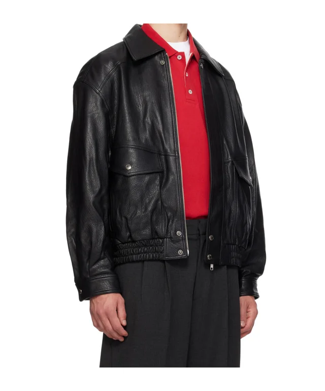 Dunst Long-sleeve leather jacket, photo 7 of 8 from SENSER