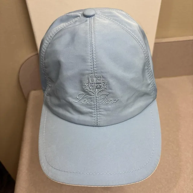 Loro Piana Men's Caps - Blue in blue from Depop, photo 1 of 1