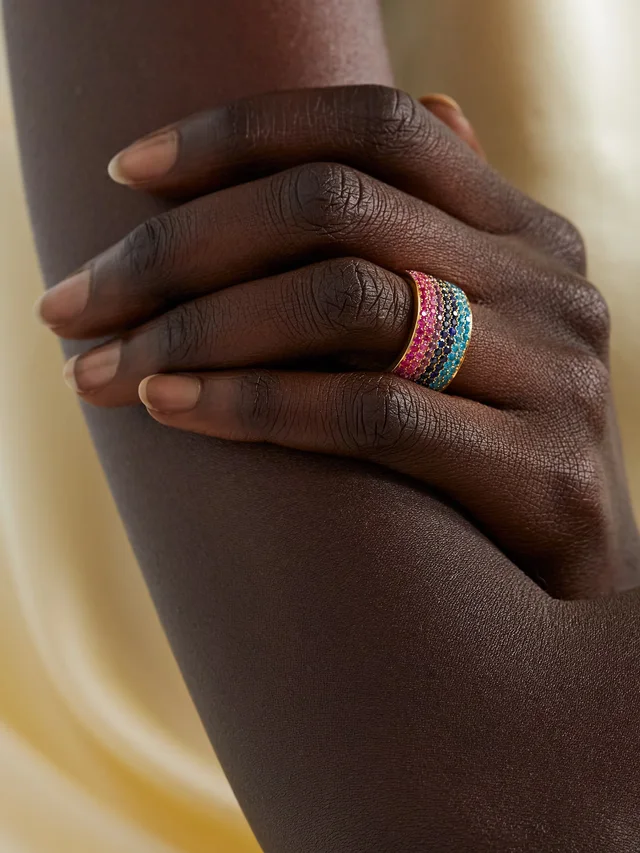 EMILY P. WHEELER + NET SUSTAIN California 18-karat recycled gold sapphire ring in Metallic, photo 2 of 2 from NET-A-PORTER (Canada)