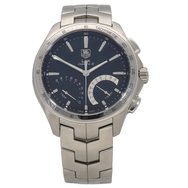 TAG Heuer Link CAT7010 43mm Stainless Steel Watch from H&T