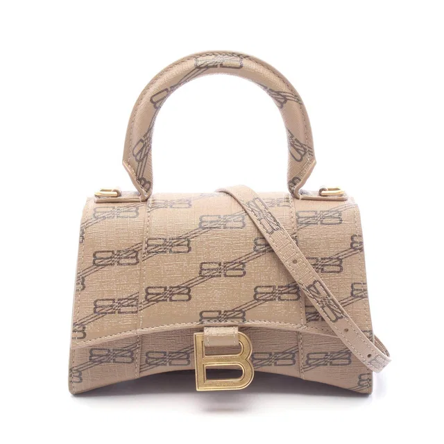 Balenciaga Hourglass XS PVC Coated Canvas 2way Handbag in Coated canvas from LuxUness