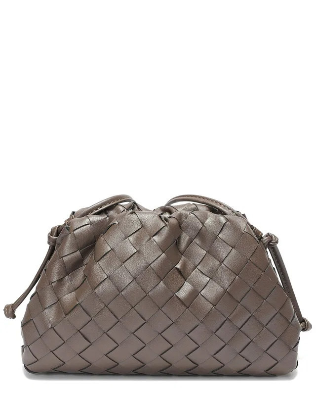 Tiffany & Fred Paris Hand-Woven Leather Crossbody Pouch, image 1 of 1 from Rue La La