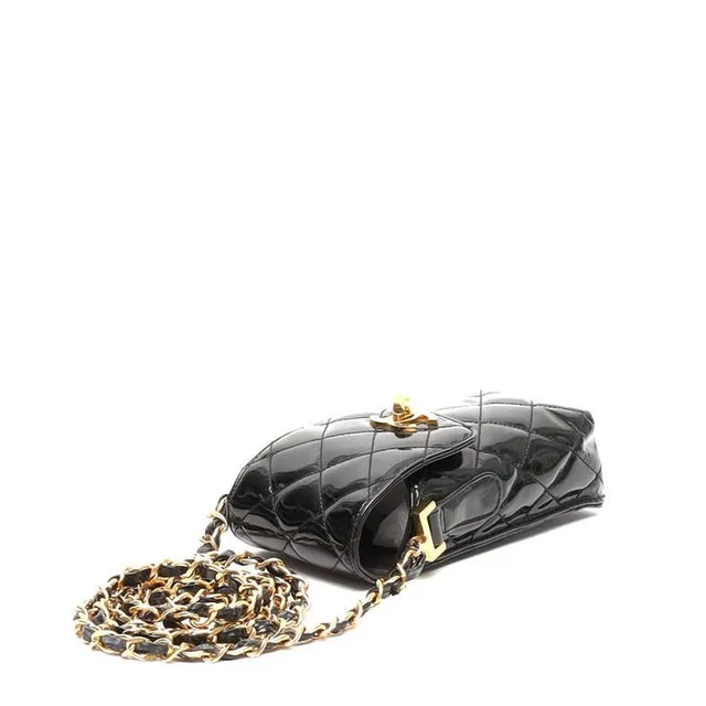 Chanel Classic Patent Phone Holder Crossbody Bag in Patent leather from A Retro Tale, photo 5 of 11