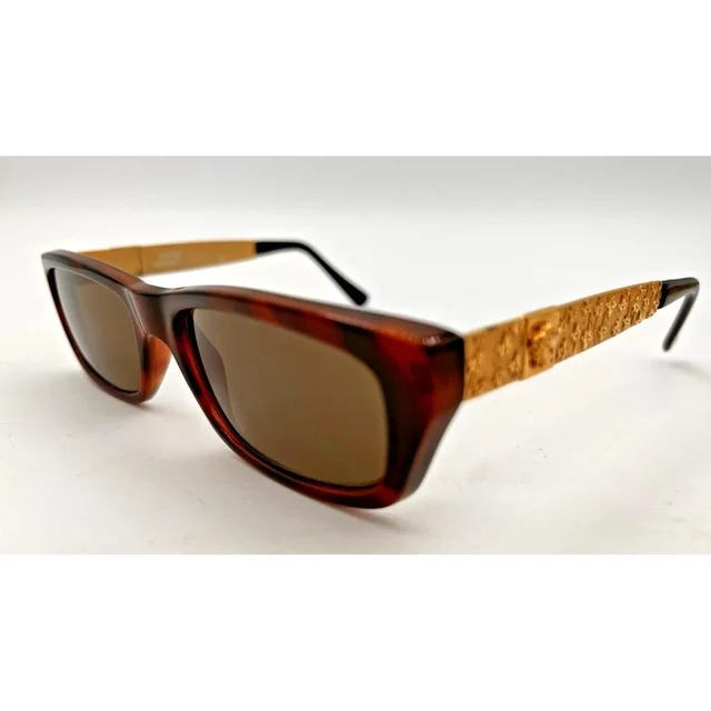 Versace Women's Sunglasses - Brown in red|brown from Depop, photo 1 of 1