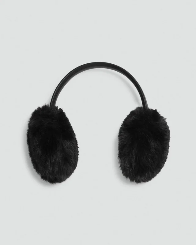 Theory Earmuffs in Faux Fur, photo 2 of 2 from Theory