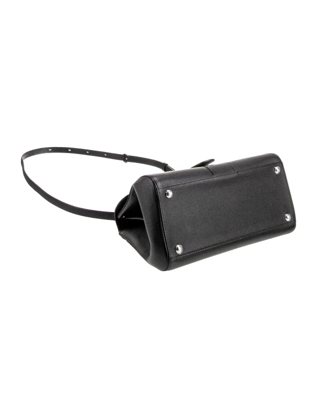 Delvaux Shoulder Bag handbags in Black Leather from The RealReal, photo 5 of 6