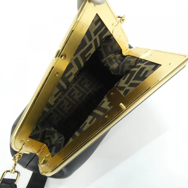 Fendi First Medium 8BP127 ABVE Bag in F0KUR/NERO(ネロ) / GOLD(ゴールド)金具 from KOMEHYO, photo 6 of 6