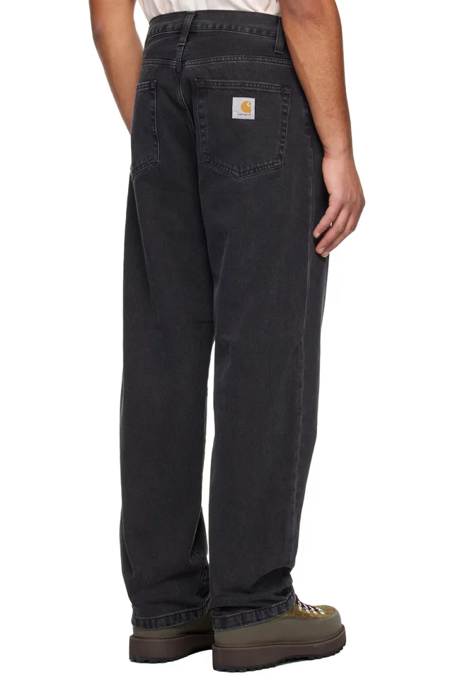 Carhartt Work In Progress Black Landon Jeans, photo 3 of 4 from SSENSE