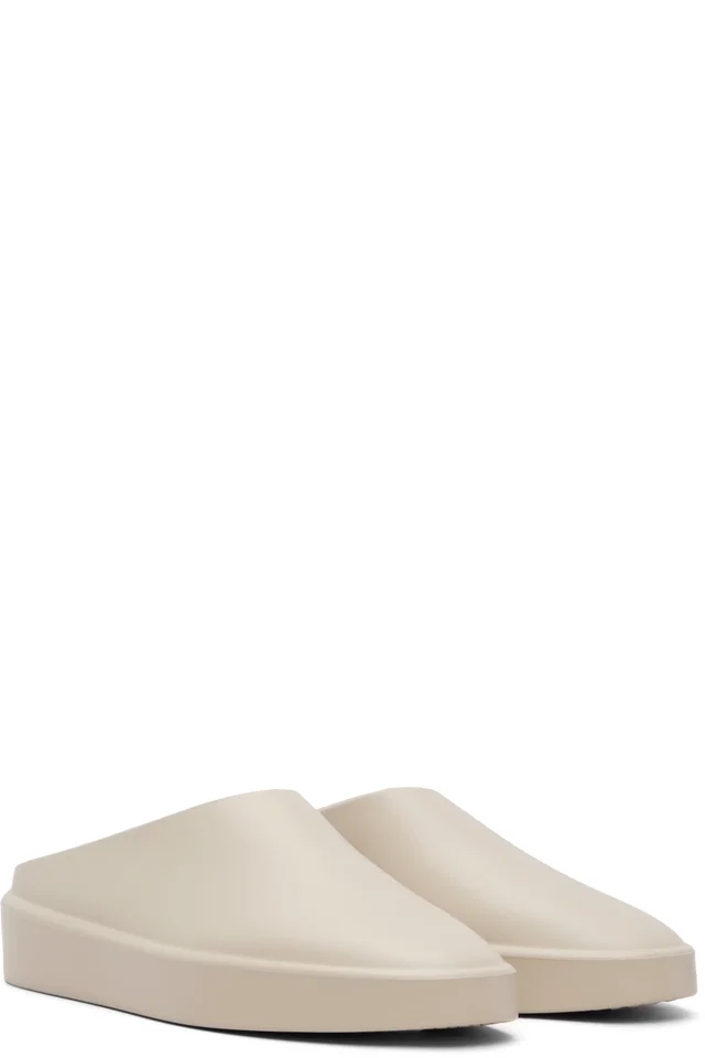 Fear of God ESSENTIALS Beige Essentials California 1.0 Mule Loafers, photo 4 of 5 from SSENSE