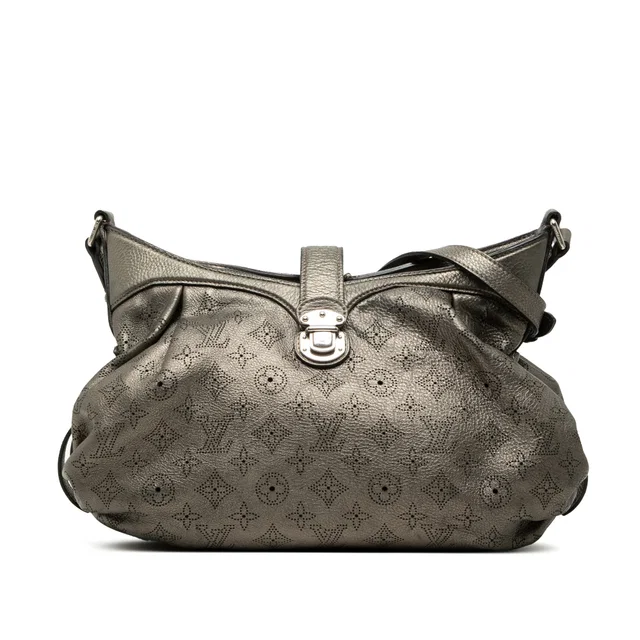 Brown Louis Vuitton Monogram Mahina XS Crossbody Bag in Brown Leather from Designer Revival
