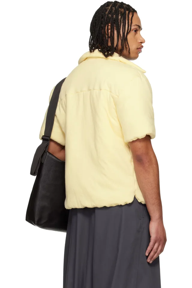 LU'U DAN Off-White Wadded Shift Shirt, photo 3 of 4 from SSENSE