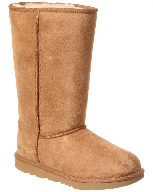 UGG Kids Classic Tall II Water-Resistant Suede Boot, image 1 of 1 from Rue La La