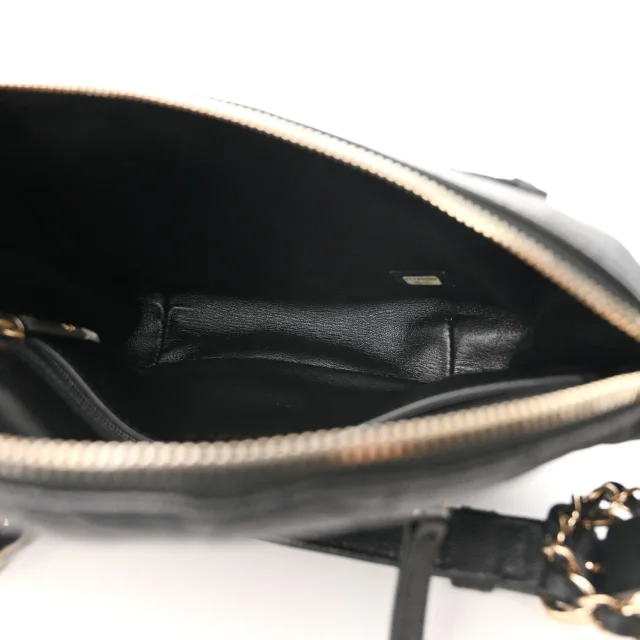 Chanel Caviar Quilted Filigree Waist Bag Black in Black Caviar leather from FASHIONPHILE, photo 5 of 15