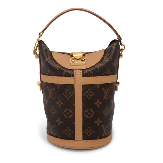 Louis Vuitton Monogram Duffle Bucket Bag in Leather from Blue Spinach