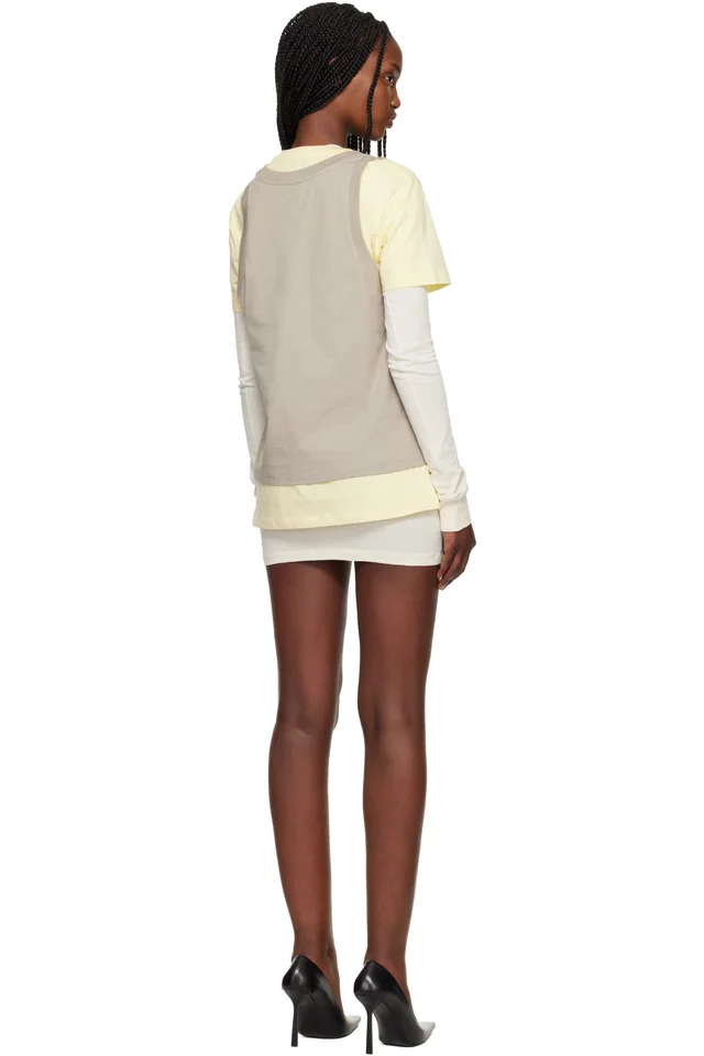 WARDROBE.NYC Multicolor Layered Minidress & T-shirt Set, photo 3 of 4 from SSENSE