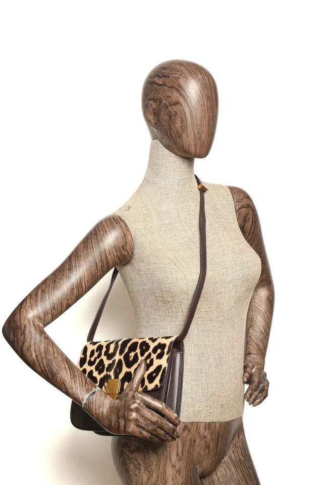 Celine Medium Leopard Pony Hair Box Bag from A Retro Tale, photo 11 of 11