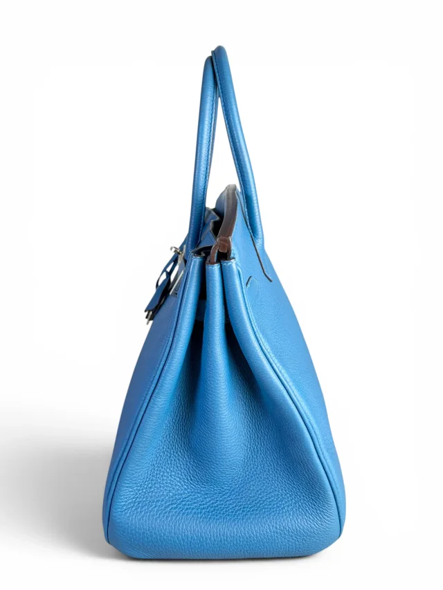 Hermès Bleu Zellige Togo Birkin 35 in Blue Togo leather from Season 2 Consign, photo 4 of 9