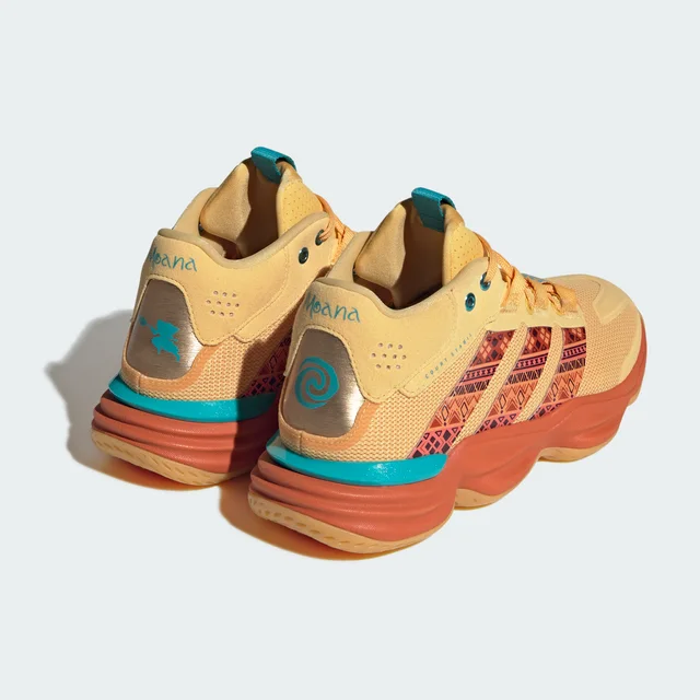 Adidas Disney Princess Court Stabil Indoor Shoes in Orange, photo 3 of 9 from adidas (US)