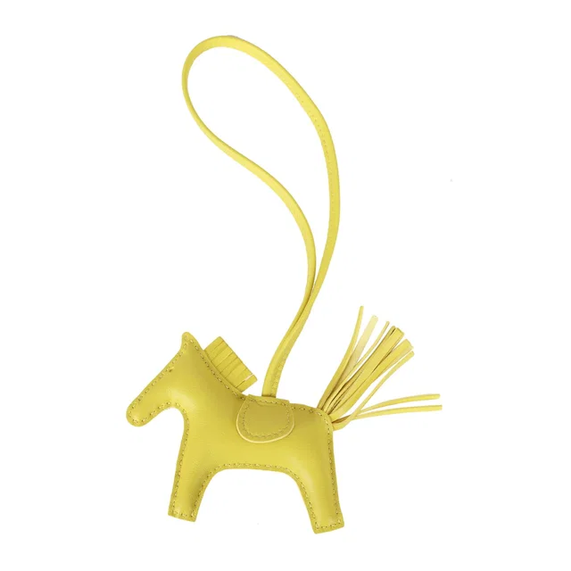 Hermès Rodeo Bag Charm PM Lime Milo Lambskin in Lambskin from Madison Avenue Couture