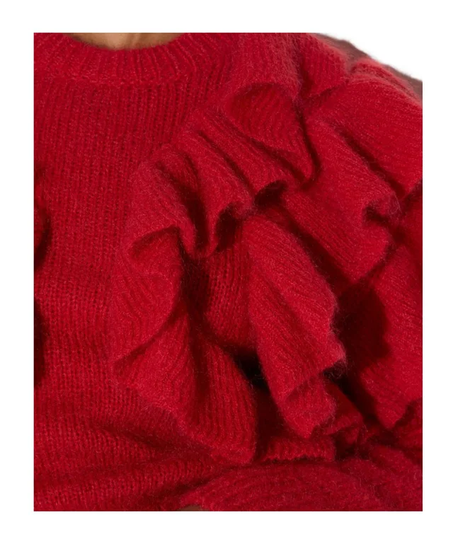Elisabetta Franchi knit pullover with ruffles, photo 5 of 5 from SENSER