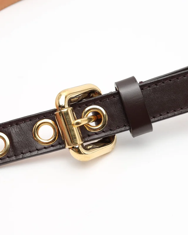 Louis Vuitton Damier Ebene Belt, Size 80 in Brown Canvas from A Retro Tale, photo 3 of 6