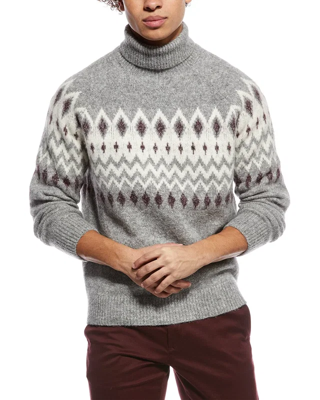 Brunello Cucinelli Alpaca & Wool-Blend Turtleneck Sweater, image 1 of 1 from Gilt