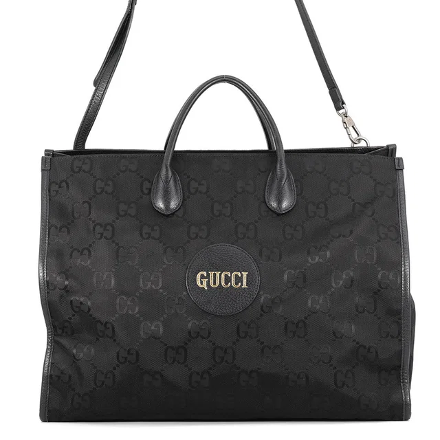 Gucci Off the Grid 2-Way Bag Black630353 Nylon Leather in Nylon from GALLERY RARE
