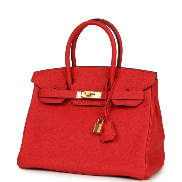 Hermès Birkin 30 Rouge de Coeur Togo Gold Hardware in Red Togo leather from Madison Avenue Couture, photo 2 of 2