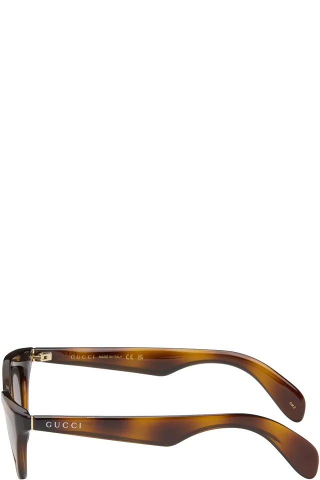 Gucci Black Cat Eye Sunglasses, photo 3 of 4 from SSENSE